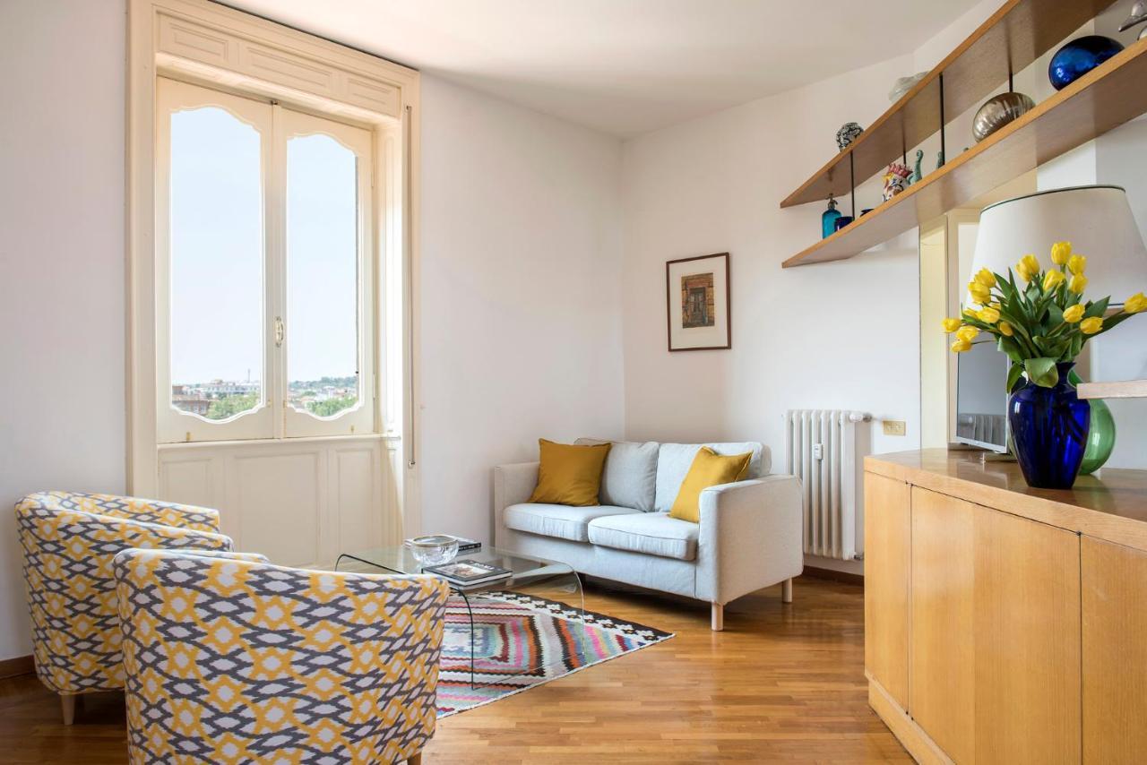 Elegant Floor - Unique View Of Rome's Skyline Tibernestrome Apartamento